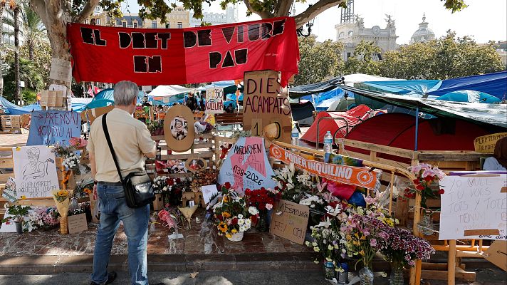 L'informatiu - Comunitat Valenciana - Es complixen 11 dies de l'acampada per la vivenda a València
