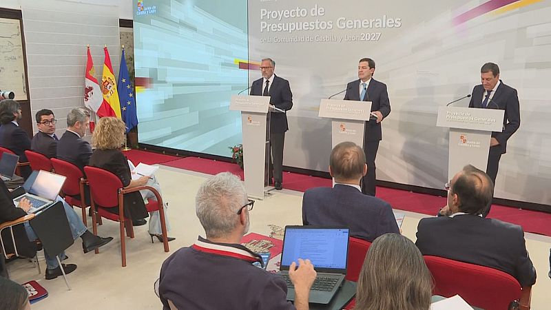 Detalle de la presentación del proyecto de presupuestos de Castilla y León