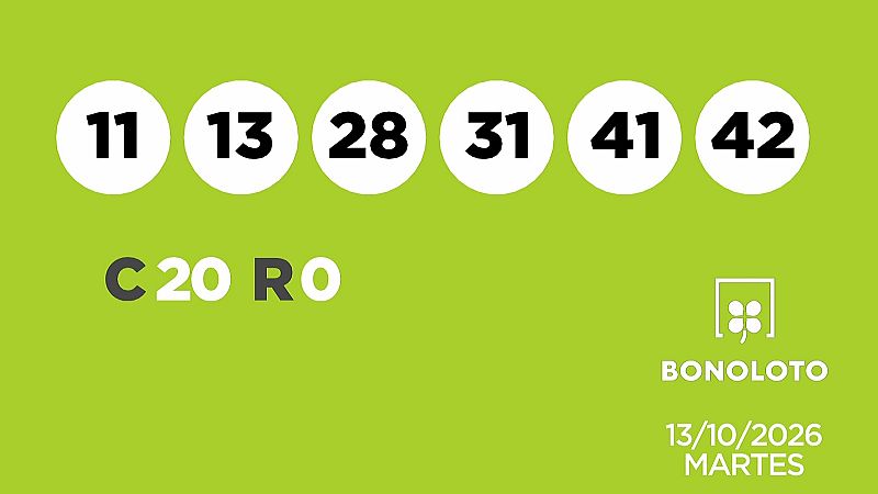 Sorteo de la Lotería Bonoloto y Euromillones del 13/10/2026 - Ver ahora