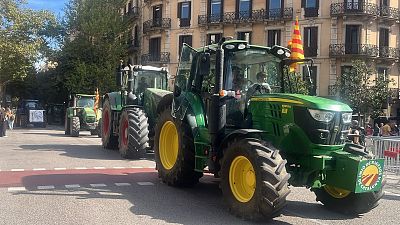 Els tractors tornen a Barcelona per reclamar mesures urgents per al camp