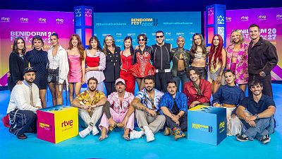 Rueda de prensa de presentaci�n de los artistas del Benidorm Fest 2027