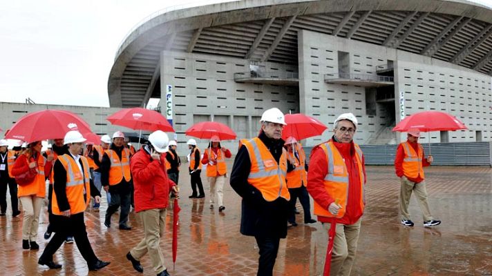 Telediario 1 - Madrid enseña al COI el anillo olímpico