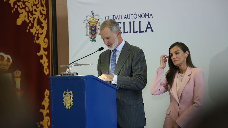 Felipe VI recuerda que en Melilla "empieza la UE": "Estamos preparados para defender nuestros valores y libertades"