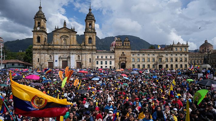 Informativo 24h - La oposición colombiana realiza su primer paro nacional contra De la Espriella