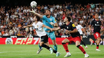 Valencia - Athletic: resumen del partido de la 9ª jornada de Liga | Primera