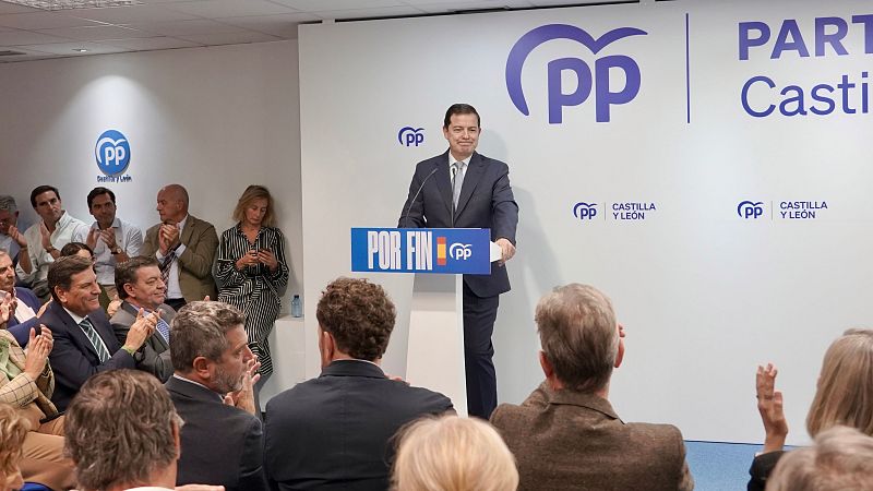El presidente del PP en Castilla y León clausura la junta directiva autonómica del partido popular en Castilla y León