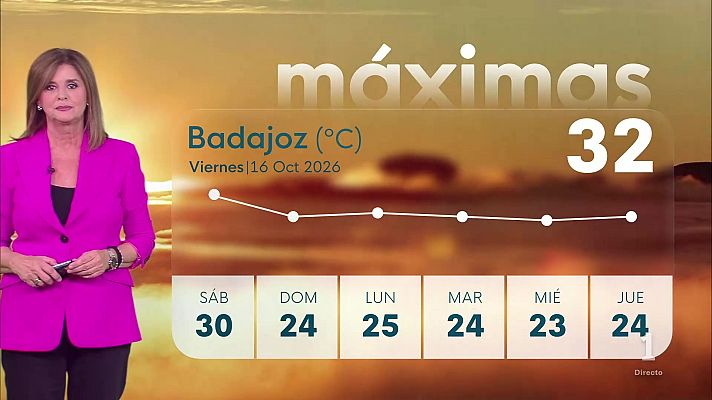 Noticias de Extremadura - El Tiempo en Extremadura - 16/10/2026