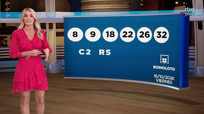 Loterías - Sorteo de la Bonoloto y Euromillones del 16/10/2026