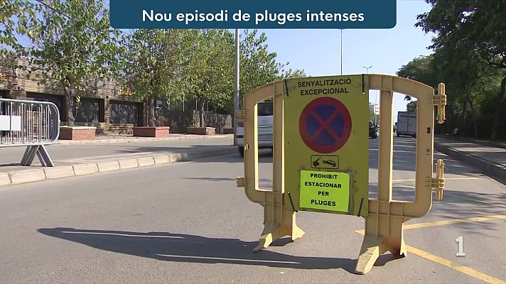 L'Informatiu - Alerta vermella per pluges torrencials a set comarques catalanes