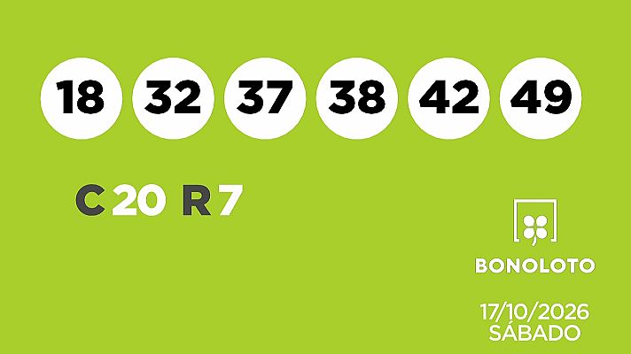 SELAE - Sorteo de la Lotería Bonoloto del 17/10/2026