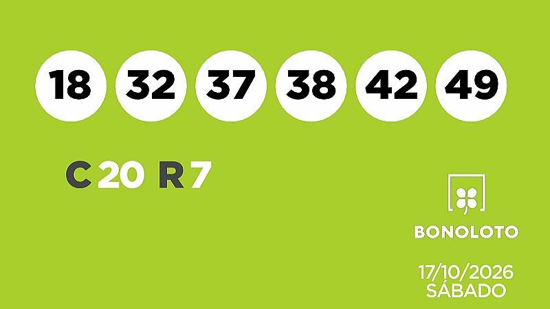 Sorteo de la Lotería Bonoloto del 17/10/2026 - Ver ahora