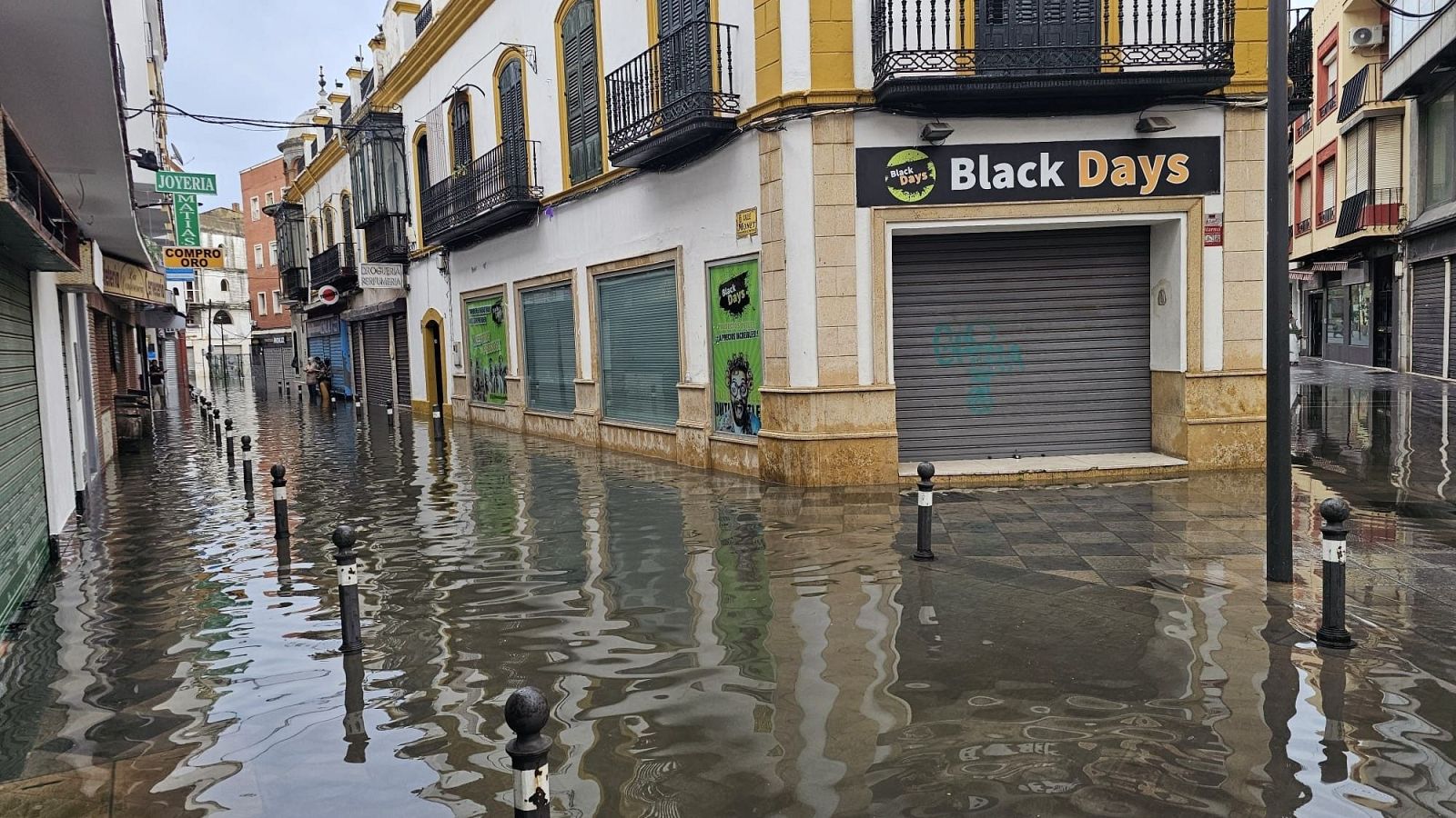 Imagen de las lluvias en el Campo de Gibraltar
