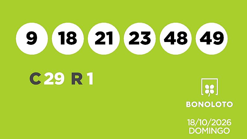 Sorteo de la Lotería Bonoloto del 18/10/2026 - Ver ahora