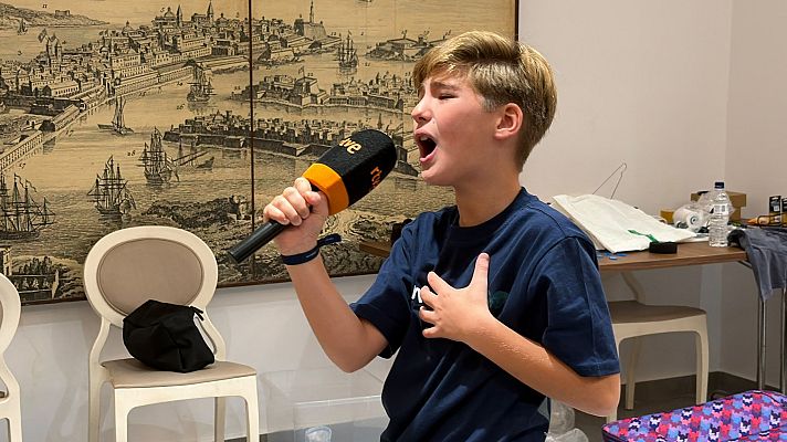 Lucas Paulano, antes de pisar el escenario de Eurovisi�n Junior 2026: "Todav�a no me lo creo"