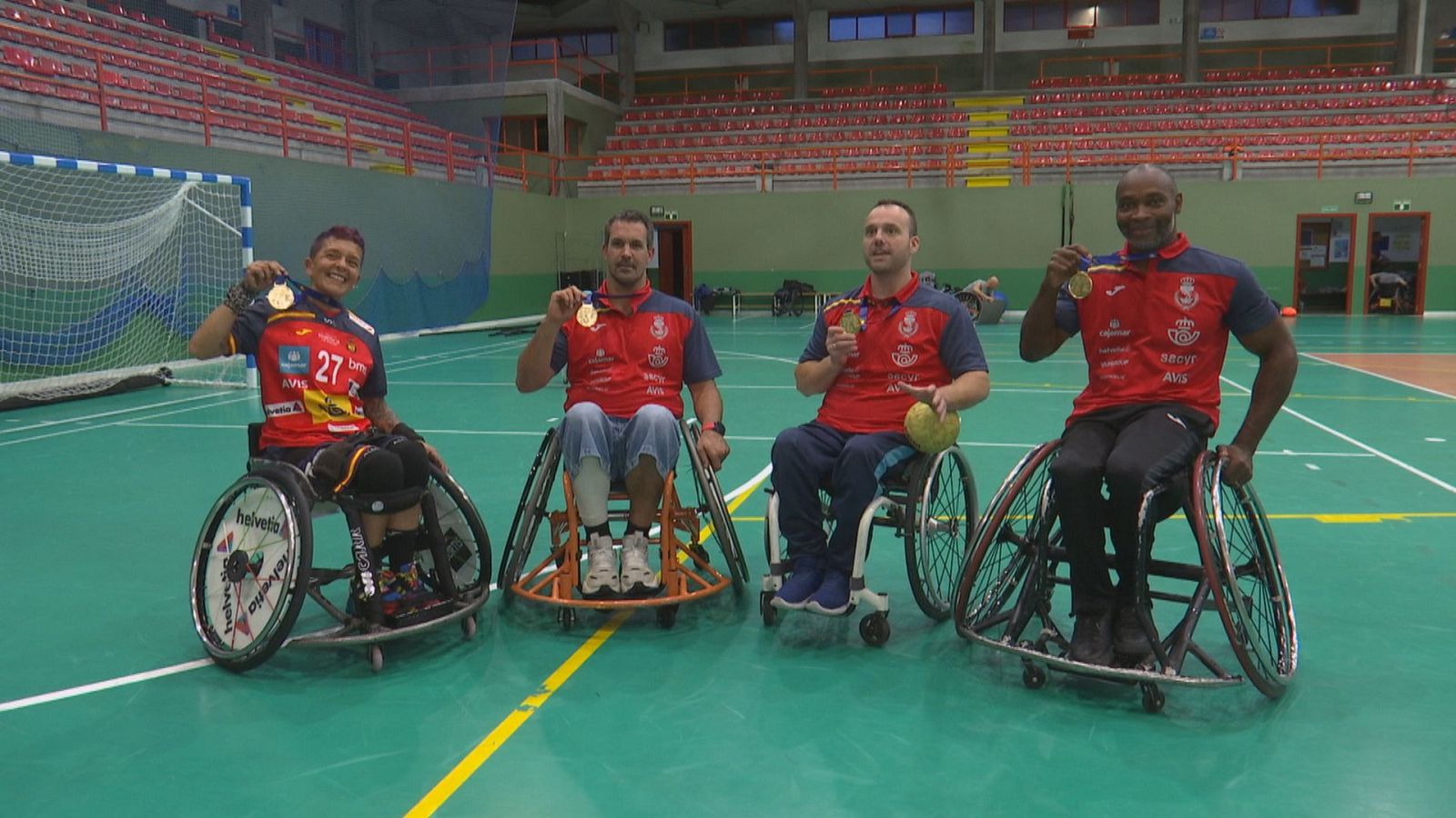 O único equipo galego de balonmán adaptado conquista ouros coa Selección