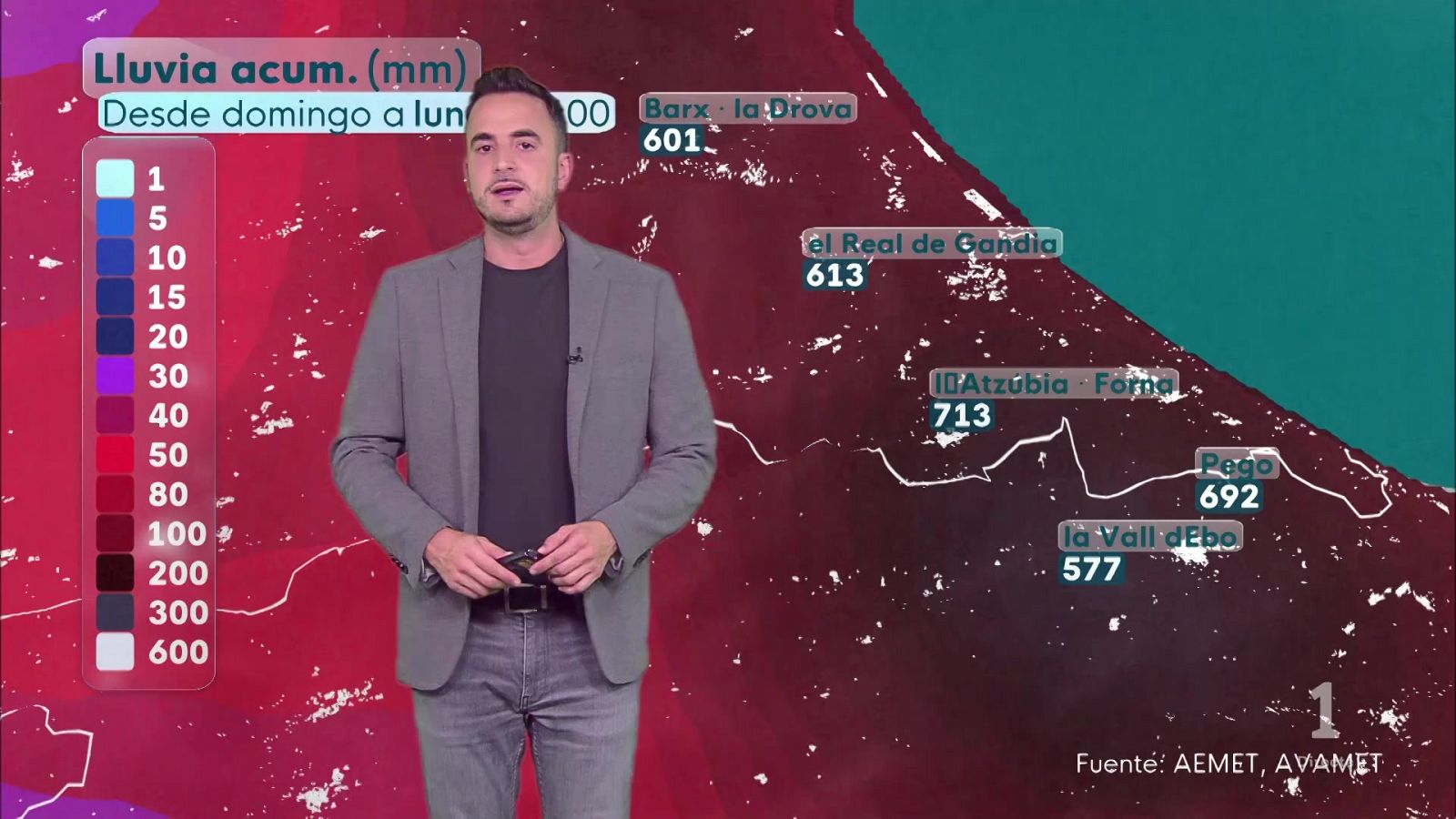 El tiempo en la Comunitat Valenciana 19/10/26