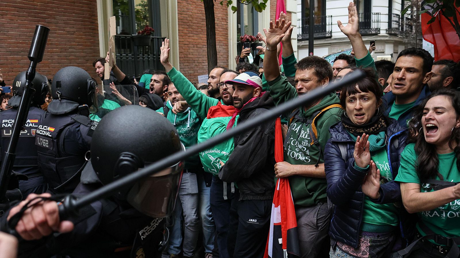 Cuarto día de huelga de docentes en la Comunidad de Madrid