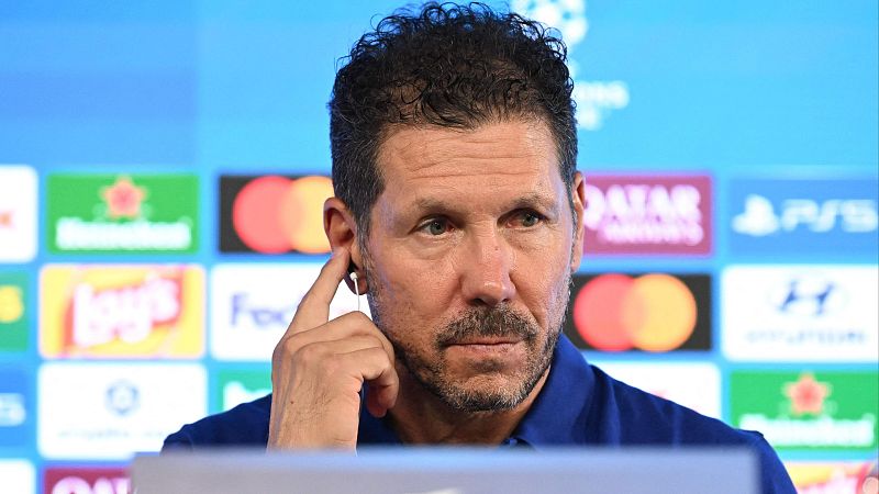 Simeone, en la rueda de prensa previa al partido Stuttgart - Atlético de Madrid