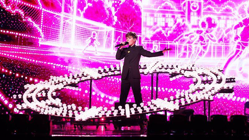 Primer ensayo de Lucas Paulano en Eurovisión Junior 2026