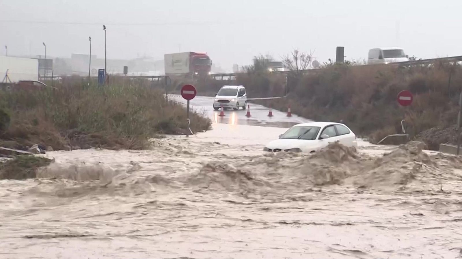 Zona inundable en la Región de Murcia