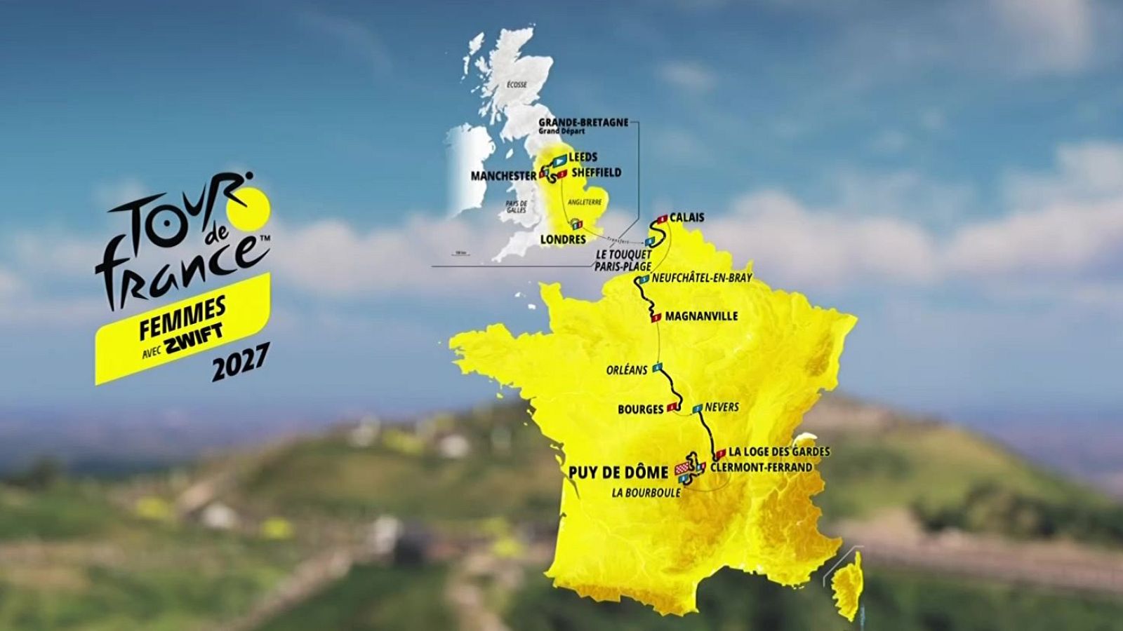 Recorrido del Tour de Francia femenino 2027