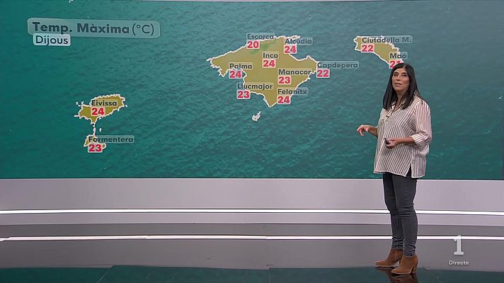 Informatiu Balear - El temps a les Illes Balears - 22/10/26