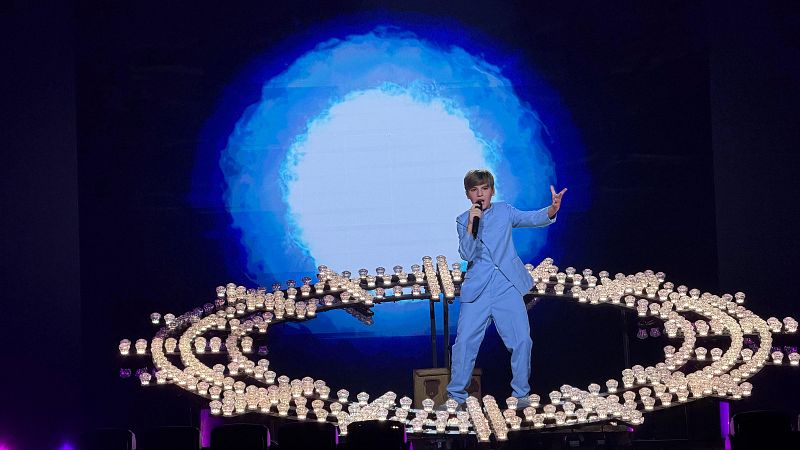 Segundo ensayo de Lucas Paulano en Eurovisión Junior 2026