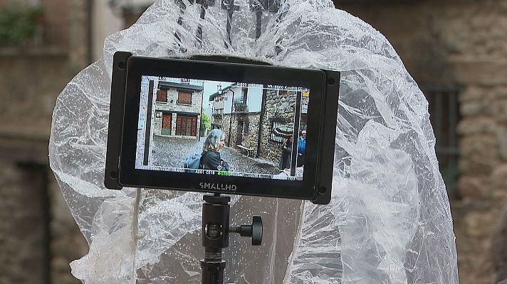 Informativo Telerioja - San Román de los Cameros, en La Rioja, se convierte en un plató