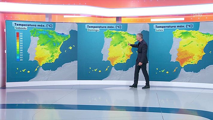 El tiempo - Chubascos con tormenta que podrían ser localmente fuertes o muy fuertes y persistentes en Canarias