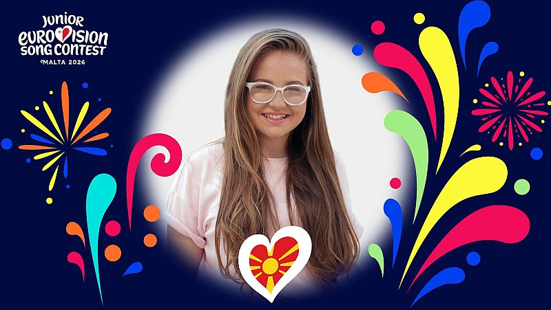 Ana Stojanoska representa a Macedonia del Norte en Eurovisión Junior 2026