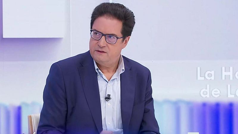 El ministro de Transformación Digital y Función Pública, Óscar López, en La Hora de La 1