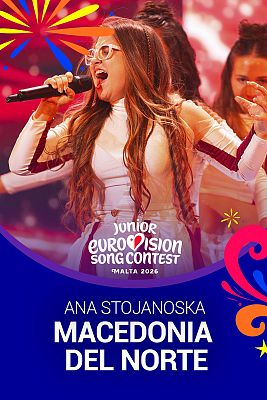 Eurovisión Junior - Macedonia del Norte: Ana Stojanoska canta "Idnata Jas"