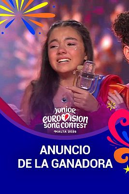 Eurovisión Junior - Anuncio del ganador en Malta 2026