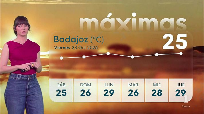 Noticias de Extremadura - El Tiempo en Extremadura - 23/10/2026