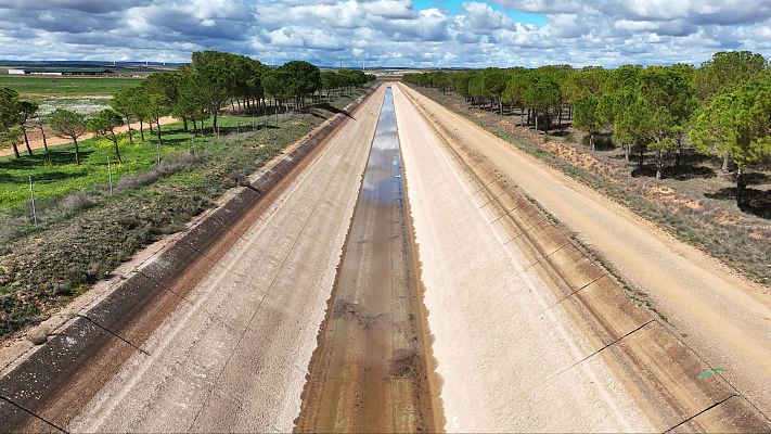 Noticias de Castilla-La Mancha - Los daños en el canal del trasvase Tajo-Segura provocan limitaciones de agua en la Llanura Manchega