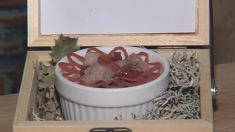 Tapa 'Evolución' del chef Rubén Urbano
