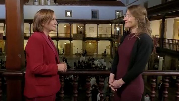 Telediario 2 - Christina Koch, Premio Princesa de Asturias de la Concordia:  "Ver la Tierra desde la Luna me hace sentir muy unida a todos"