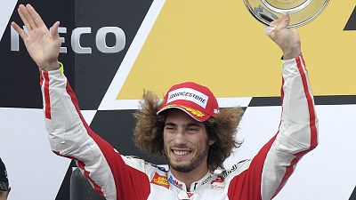 Se cumplen 15 a�os de la muerte de Marco Simoncelli, piloto italiano de MotoGP y campe�n del mundo de 250 c.c.