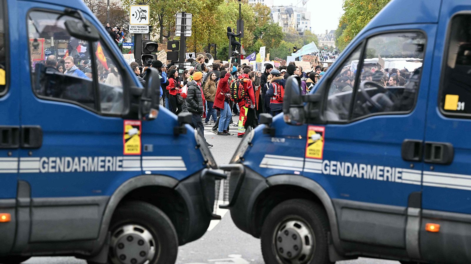 Protestas en París este sábado