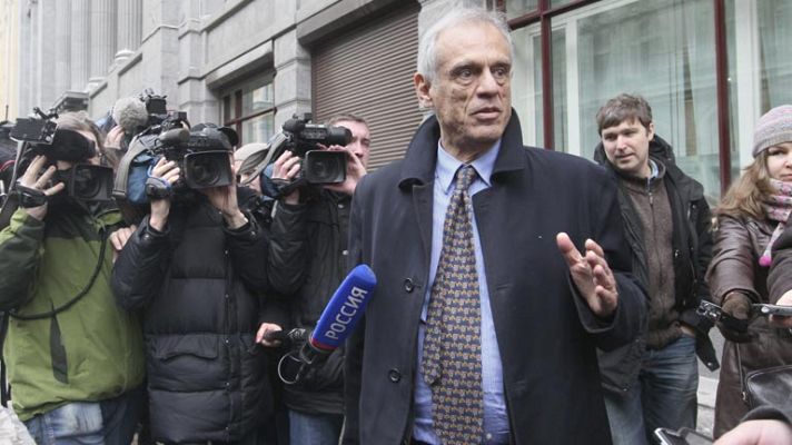 Telediario 1 - Chipre busca apoyo en Rusia