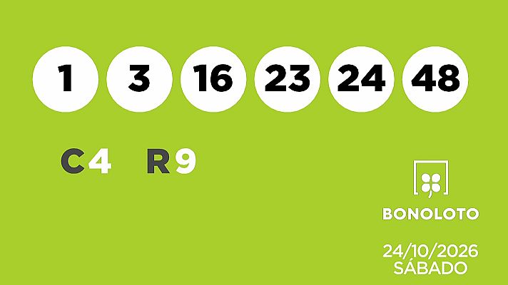SELAE - Sorteo de la Lotería Bonoloto del 24/10/2026