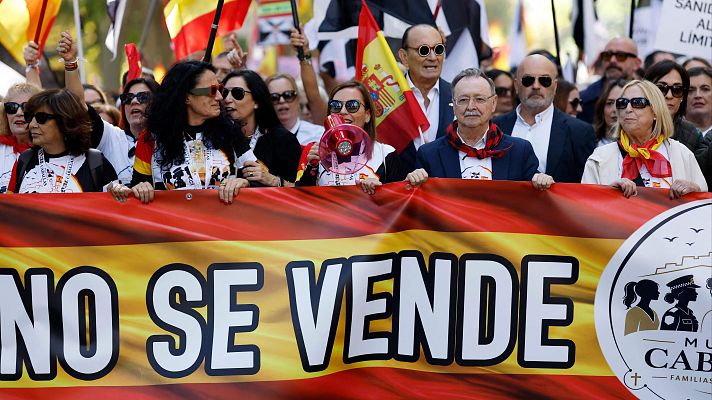 Telediario Fin de Semana - Las mujeres caballas se manifiestan en Madrid: "Nos ha cambiado la vida, las rutinas, vivimos en un autoconfinamiento"