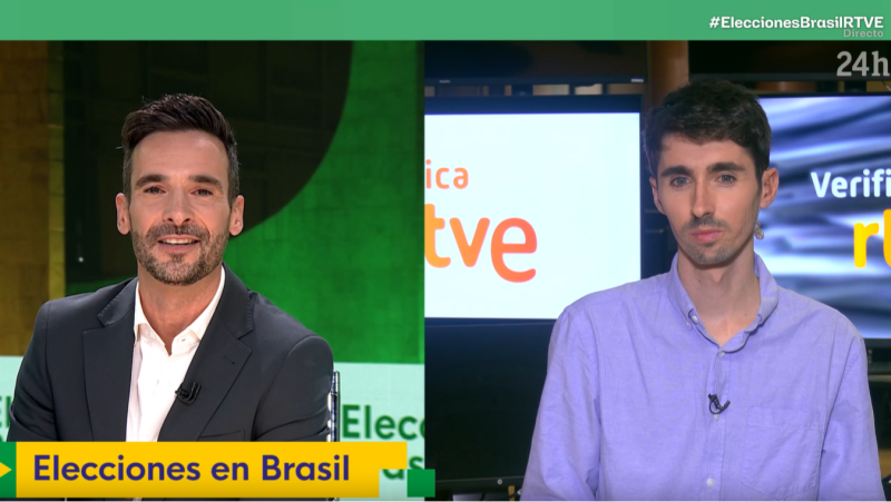VerificaRTVE analiza las afirmaciones falsas de los candidatos en la campaña electoral de Brasil