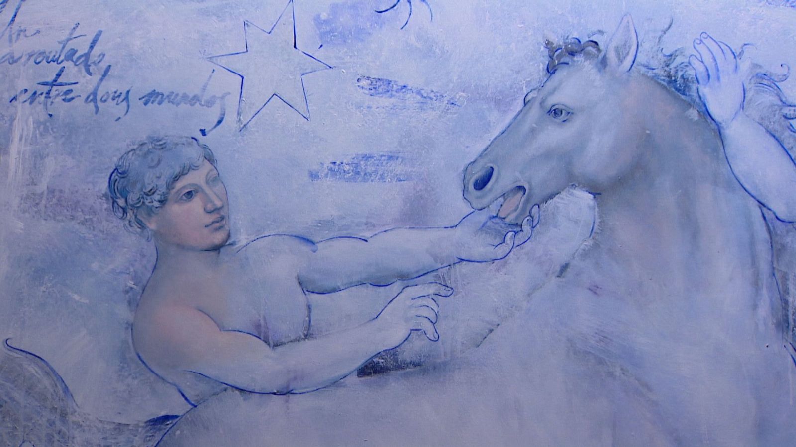 Tradición e simbolismo na pintura de 'Los Bravú' en Santiago