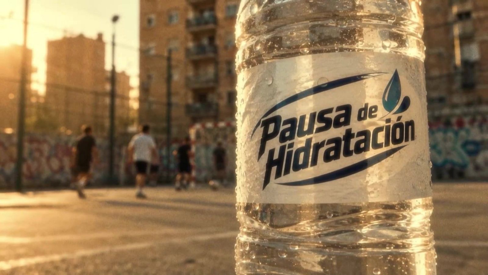 Pausa de Hidratación, en Fútbol de Calle