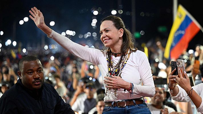 Telediario 1 - El regreso de María Corina a Venezuela: un retorno lleno de incógnitas