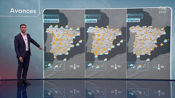 El tiempo - Las temperaturas máximas aumentarán en la mayor parte de la Península