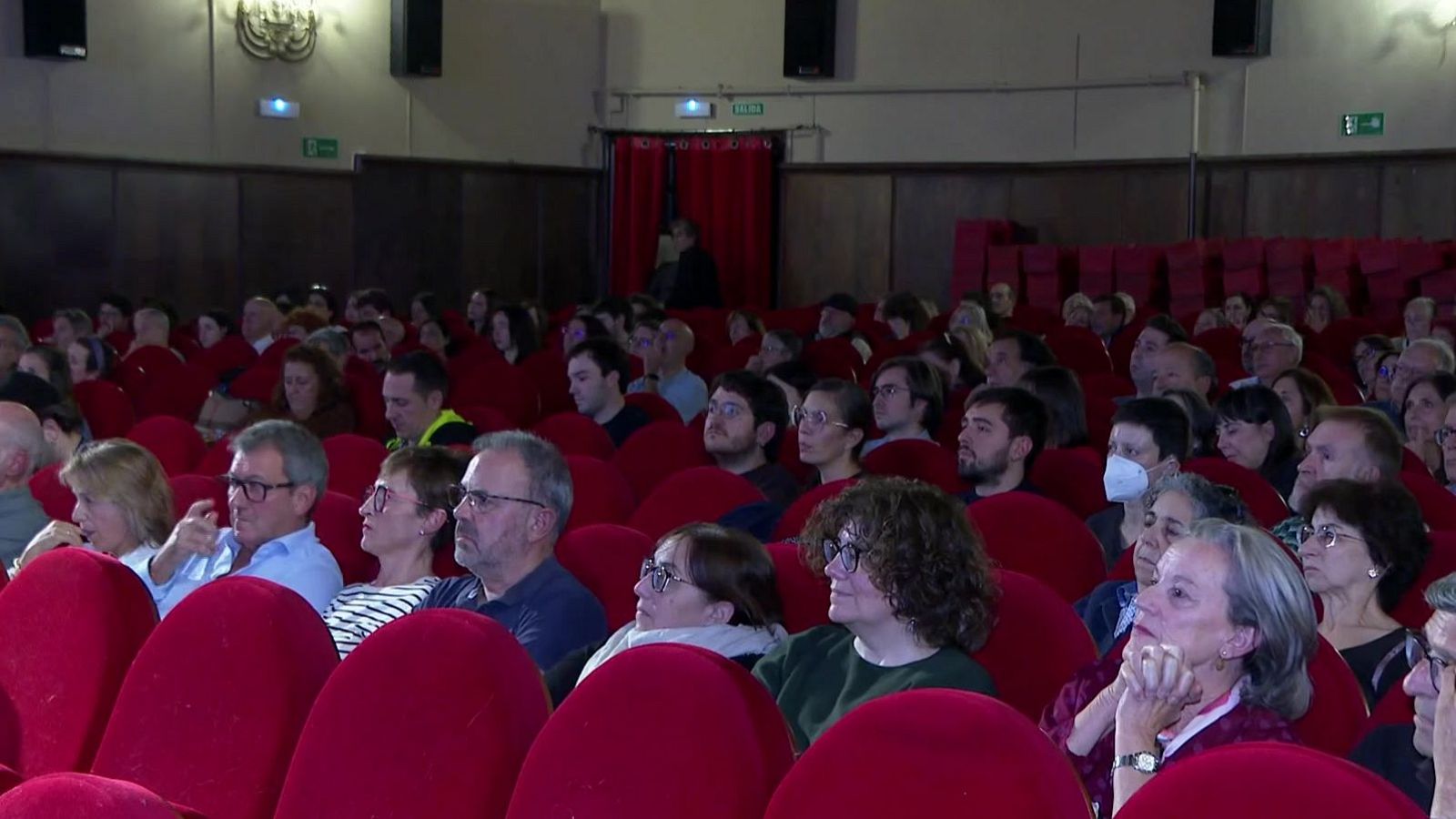 Público de una sesión de cine durante la Seminci.