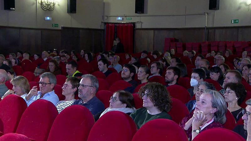 Público de una sesión de cine durante la Seminci.