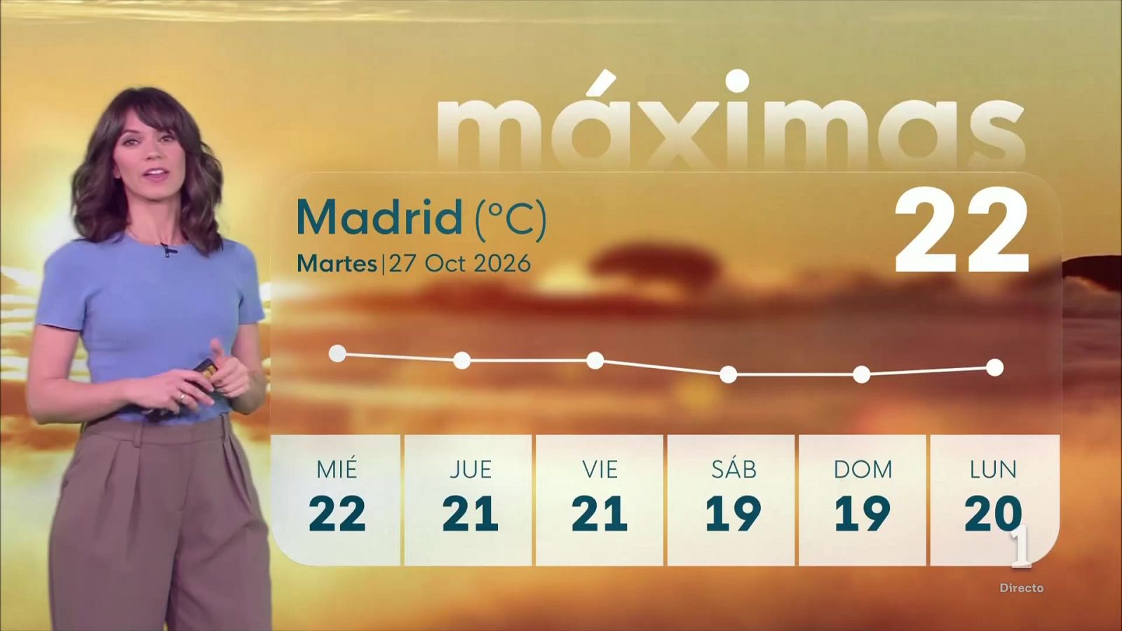 El tiempo en la Comunidad de Madrid –   27/10/26
